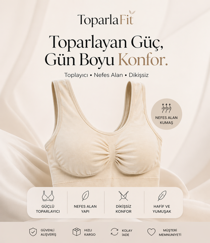 Anında Toparlayan & Dik Gösteren Destekli Büstiyer